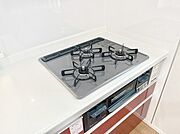 三口ガスコンロでお料理が一気にはかどりそう。  