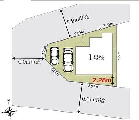 間取り 船橋市大穴北8丁目　第1期　一戸建て　全1棟 1号棟