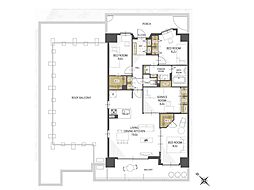 グラン津田沼ヒルズ 3SLDKの間取図画像