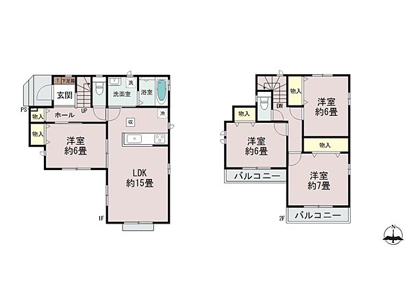 間取りを拡大表示