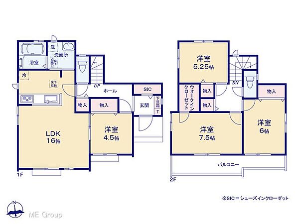 間取りを拡大表示