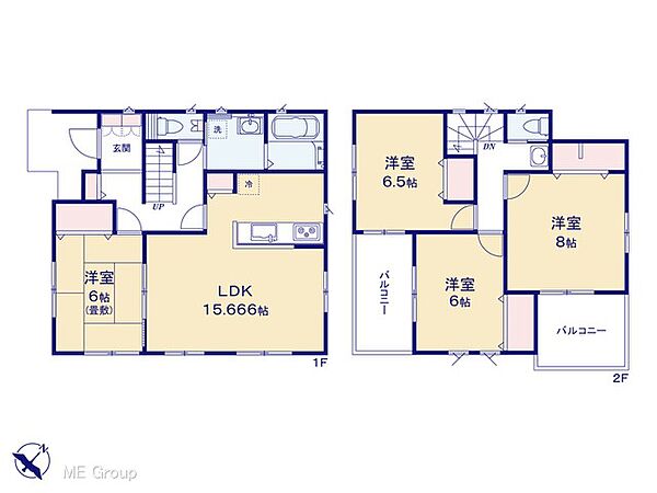間取りを拡大表示