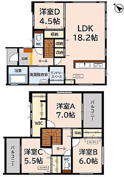 間取りを拡大表示