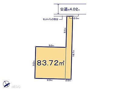 区画図：図面と異なる場合は現況を優先