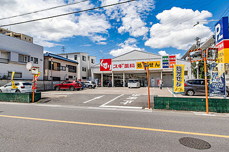 スギドラッグ白幡店(610m)