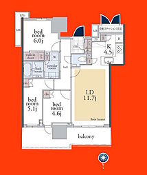 間取図画像 3LDK