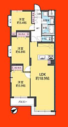 ライオンズマンション市川行徳 3LDKの間取図画像