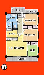 ダイアパレス千葉桜木 3LDKの間取図画像
