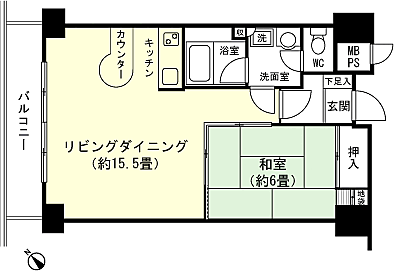 間取り サニックス水上壱番館 5階/-