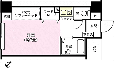 間取りを拡大表示