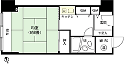 ライオンズマンション石打丸山 1Kの間取図画像
