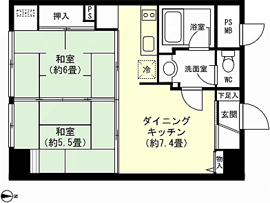 間取りを拡大表示