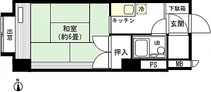 1K 間取り