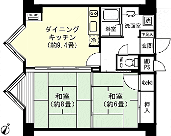 間取りを拡大表示
