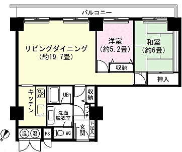 間取りを拡大表示