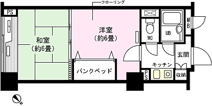 間取り グランドウイング舞子高原 13階/-