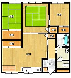 間取図画像 3LDK