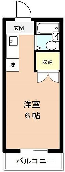 プレアヴェール 105｜東京都八王子市大塚(賃貸アパート1R・1階・17.04㎡)の写真 その5