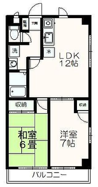 リッジモントゥ鶴牧 602｜東京都多摩市鶴牧6丁目(賃貸マンション2LDK・6階・56.10㎡)の写真 その2