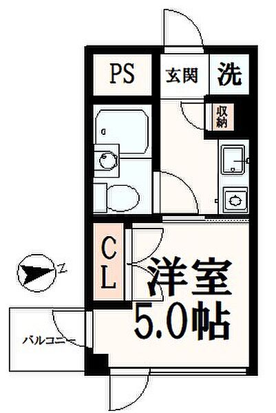 パークハウス南大沢 401｜東京都八王子市南大沢2丁目(賃貸マンション1K・4階・22.94㎡)の写真 その2