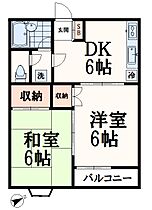 アルス 101 ｜ 東京都八王子市大塚670-3（賃貸アパート2DK・2階・37.26㎡） その2