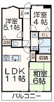 グリーンコーポ多摩ニュータウン南大沢 204 ｜ 東京都八王子市松木69-4（賃貸マンション3LDK・2階・58.73㎡） その2