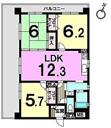 間取図画像 3LDK