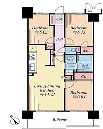 間取図画像 3LDK