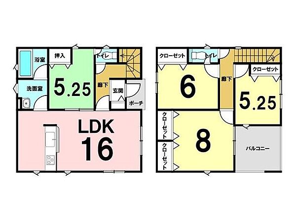 間取りを拡大表示