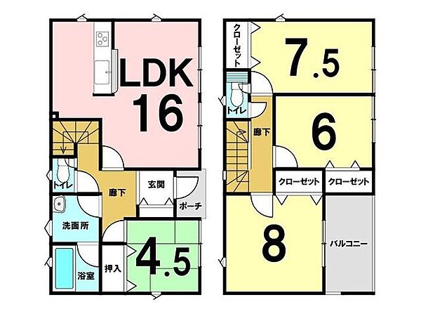 間取りを拡大表示