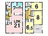 間取り：3LDK＋多目的コーナーの間取り。各部屋に収納があります。
