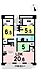 間取り：3LDKの間取り