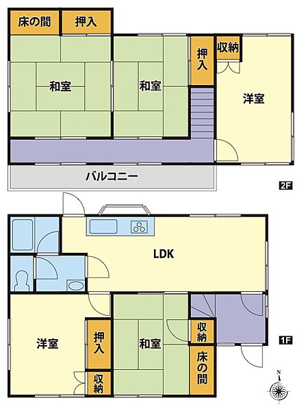 間取りを拡大表示
