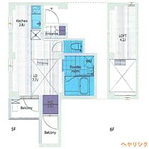 AZUR JOSAI  ｜ 愛知県名古屋市西区城西5丁目（賃貸マンション1R・5階・30.30㎡） その2