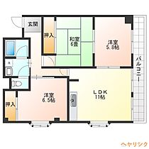 ハイツASADA  ｜ 愛知県名古屋市西区中小田井2丁目218（賃貸マンション3LDK・2階・69.20㎡） その2