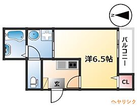 Crecia浄心  ｜ 愛知県名古屋市西区城北町3丁目（賃貸アパート1K・2階・23.08㎡） その2