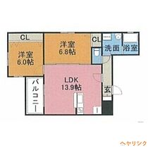 STクラシカル  ｜ 愛知県名古屋市西区枇杷島3丁目（賃貸マンション2LDK・3階・57.49㎡） その2