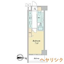 ルネフラッツ名駅南  ｜ 愛知県名古屋市中村区名駅南4丁目（賃貸マンション1K・9階・24.23㎡） その2