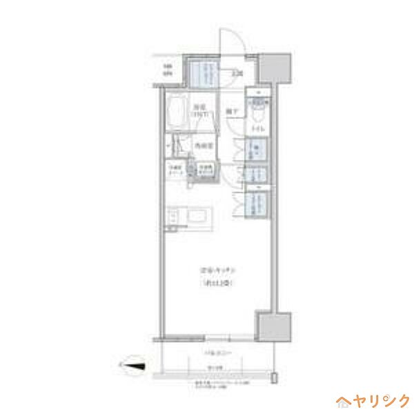 パークアクシス名駅南グランデ ｜愛知県名古屋市中村区名駅南4丁目(賃貸マンション1R・8階・34.87㎡)の写真 その2