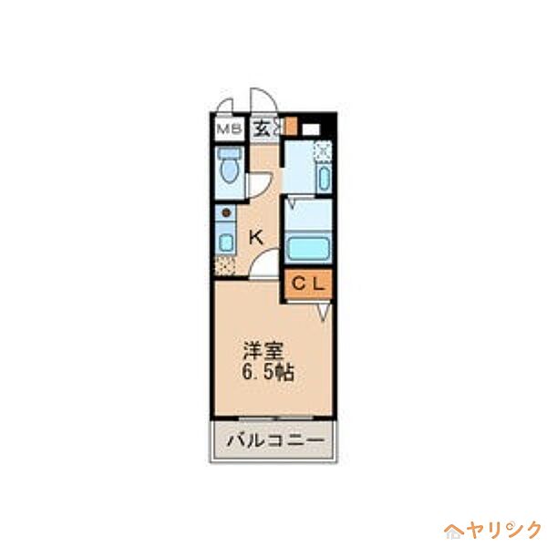 ヴィラ・フロイデ ｜愛知県名古屋市西区菊井1丁目(賃貸マンション1K・1階・24.18㎡)の写真 その2