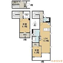 S-castle  ｜ 愛知県名古屋市西区城西5丁目（賃貸一戸建2LDK・3階・73.30㎡） その2