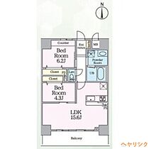 ハイドランジア東別院  ｜ 愛知県名古屋市中区平和1丁目（賃貸マンション2LDK・4階・63.48㎡） その2