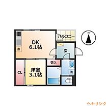 ルーチェテラス水切町  ｜ 愛知県名古屋市北区水切町5丁目（賃貸アパート1DK・1階・25.95㎡） その2