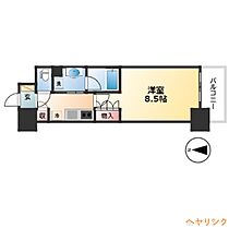 OKBアヴェニール菊井町  ｜ 愛知県名古屋市西区那古野2丁目（賃貸マンション1K・13階・29.76㎡） その2