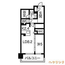 ローレルアイ名駅東  ｜ 愛知県名古屋市西区那古野1丁目（賃貸マンション1LDK・6階・45.26㎡） その2