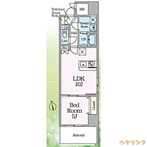 インセンス名駅  ｜ 愛知県名古屋市西区那古野2丁目（賃貸マンション1LDK・8階・40.91㎡） その2