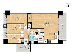 ミッドレジデンス稲沢セントラルスクエア 3LDKの間取図画像