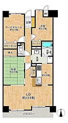 ダイナース三郷 2SLDKの間取図画像