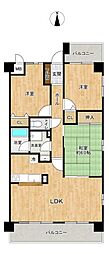 アヴァンジェ下津 3LDKの間取図画像