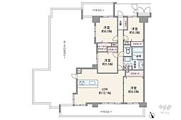 ライオンズガーデン春日井東野町 4LDKの間取図画像
